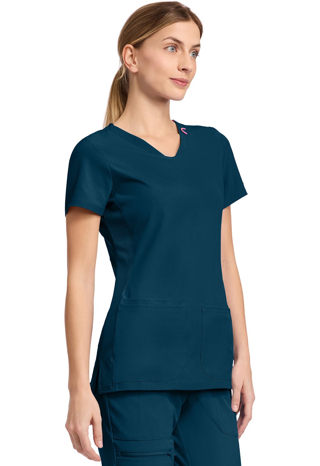 Med Couture Amp Scrubs V Neck Top MC702 - Scrubs Select