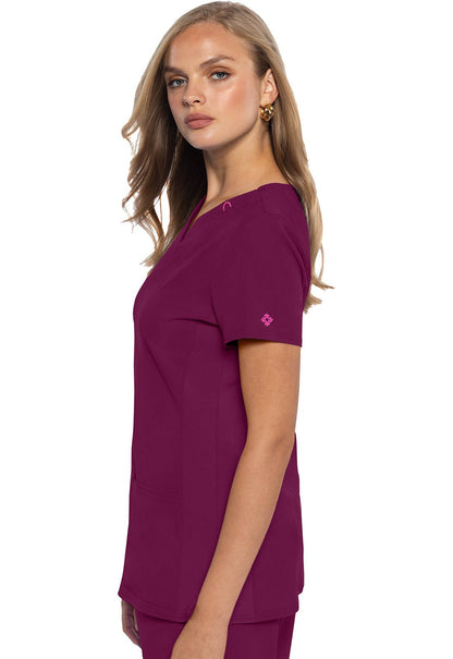 Med Couture Amp Scrubs V Neck Top MC702 - Scrubs Select