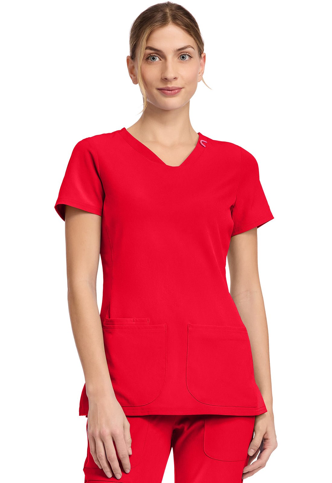 Med Couture Amp Scrubs V Neck Top MC702 Limited - Scrubs Select