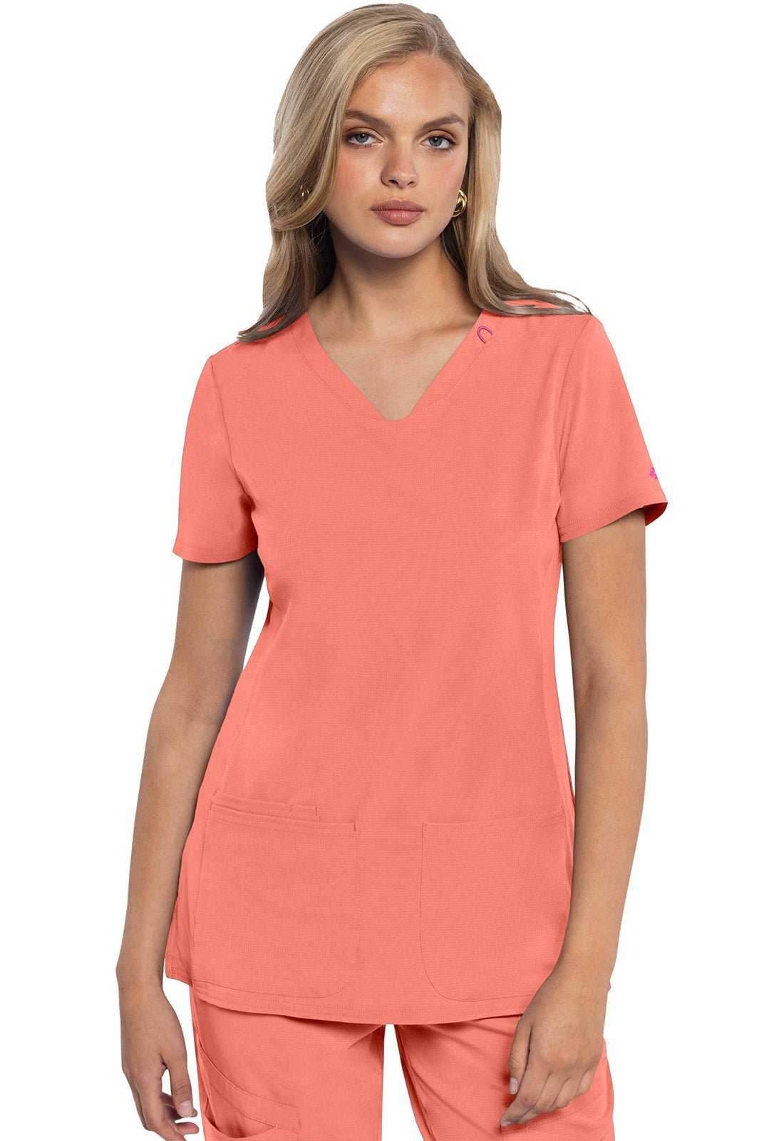 Med Couture Amp Scrubs V Neck Top MC702 Limited - Scrubs Select