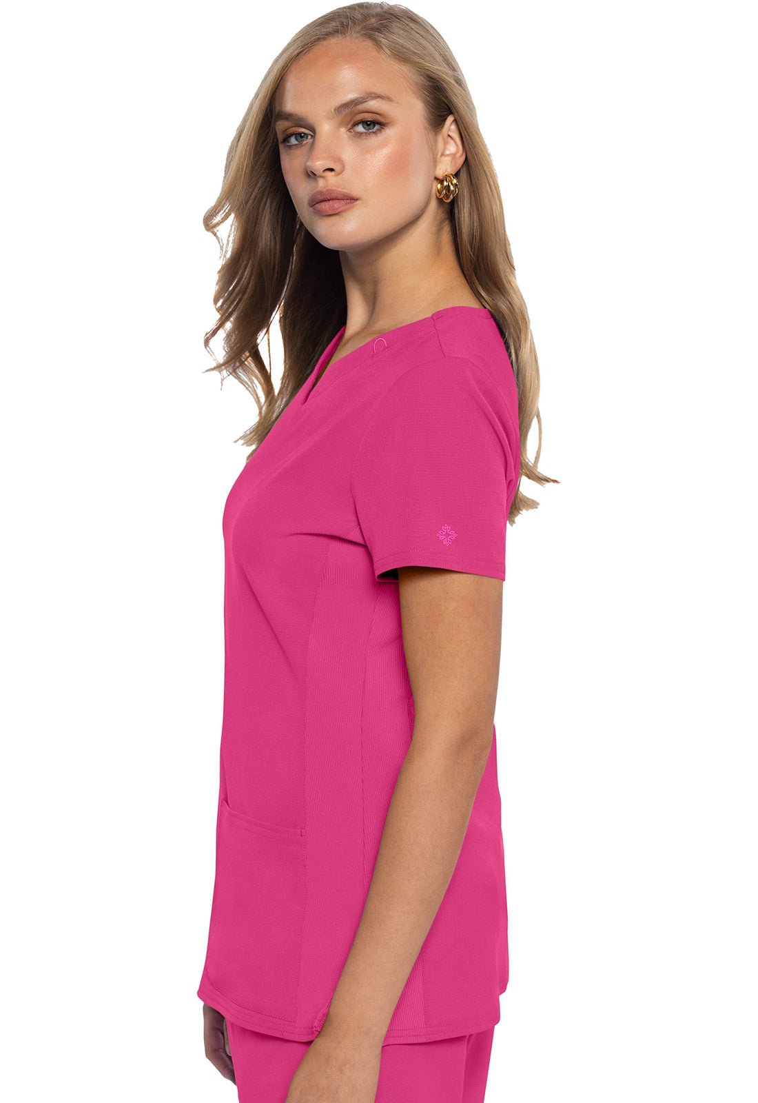 Med Couture Amp Scrubs V Neck Top MC702 Limited - Scrubs Select