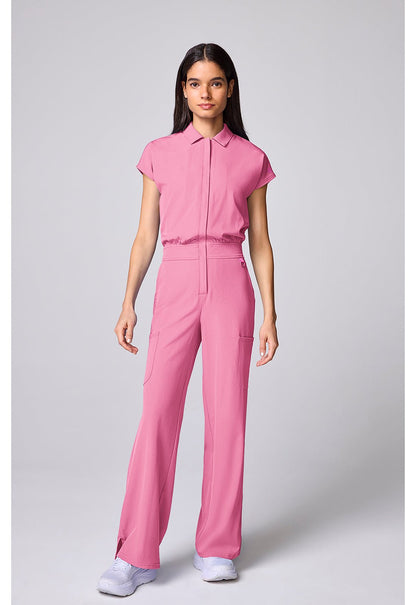 Med Couture Amp Scrubs Wide Leg Jumpsuit MC00018 - Scrubs Select
