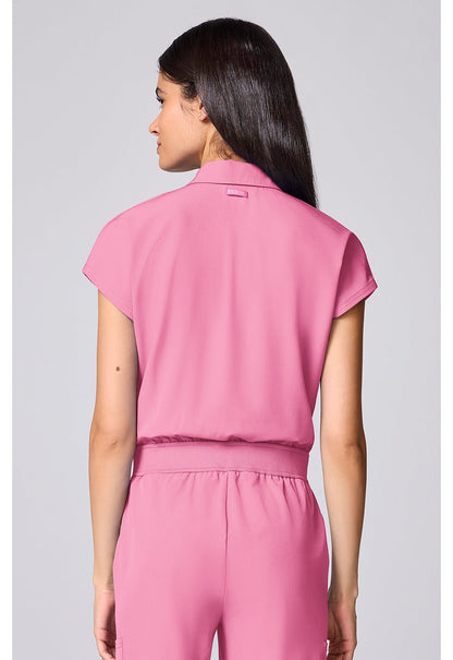 Med Couture Amp Scrubs Wide Leg Jumpsuit MC00018 - Scrubs Select