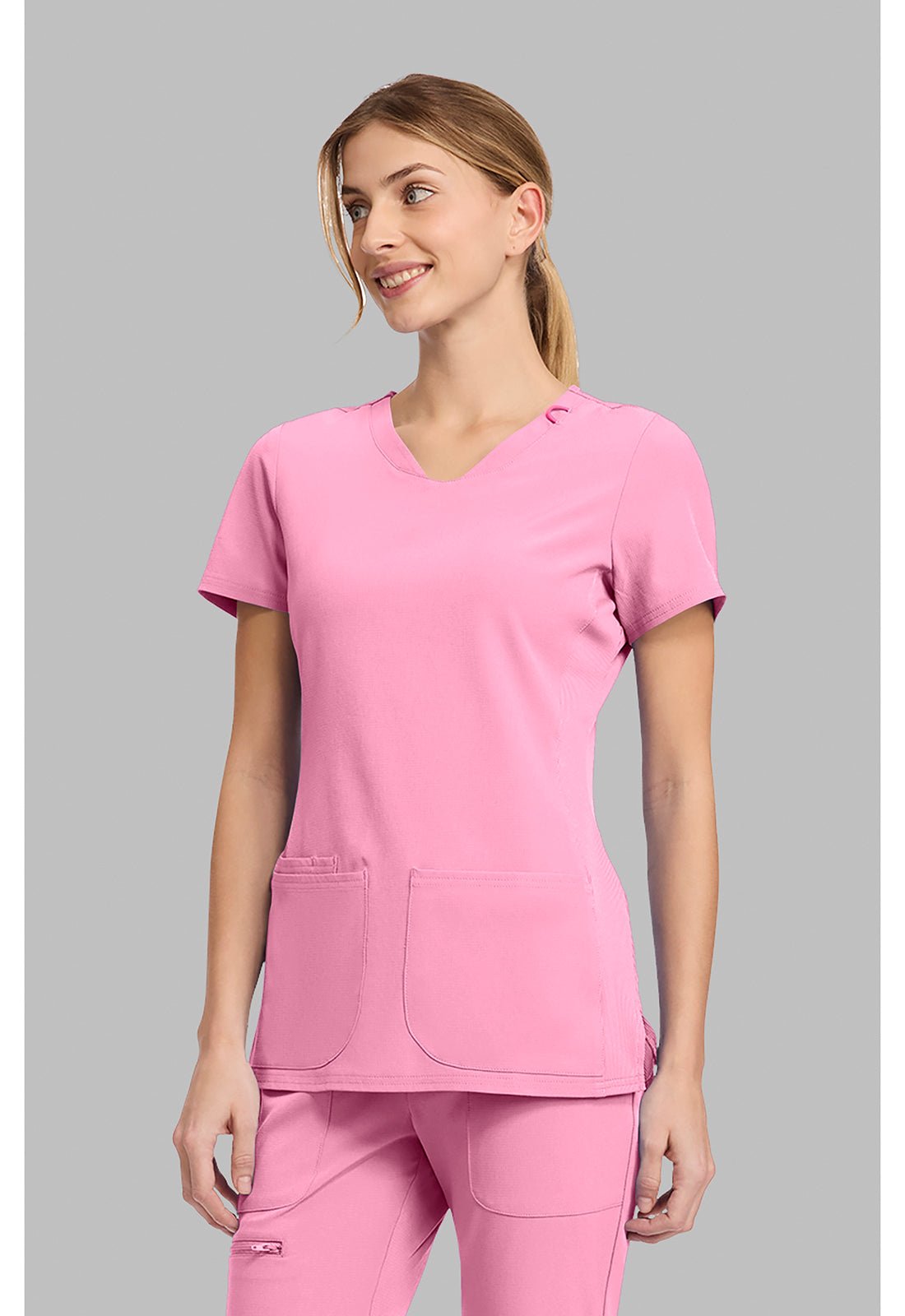 Med Couture Amp Scrubs Women's V Neck Top MC702 - Scrubs Select