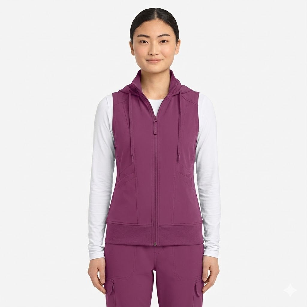 Med Couture Amp Scrubs Zip Front Vest MC500 - Scrubs Select