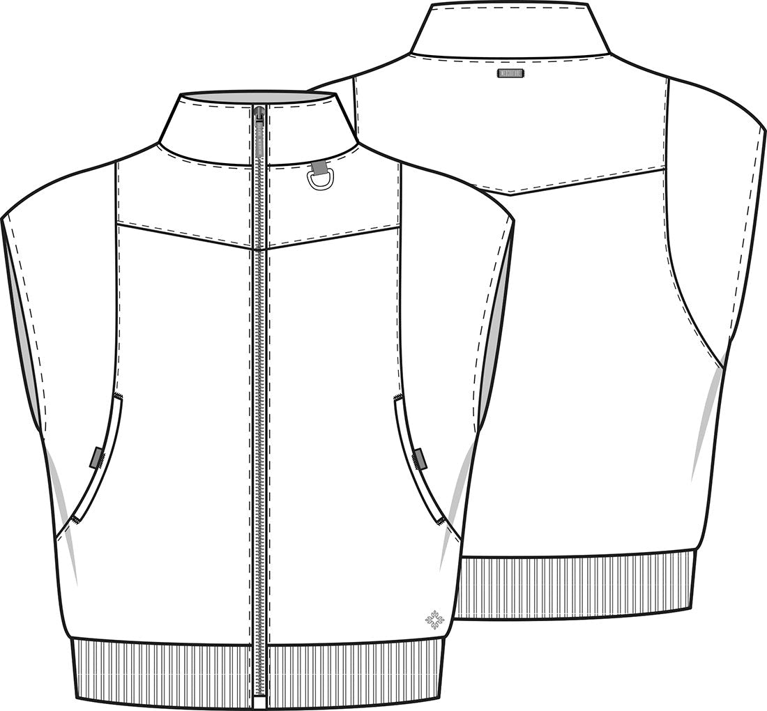 Med Couture Amp Zip Front Scrub Vest MC501 - Scrubs Select