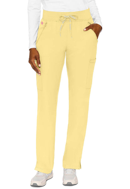 Med Couture Insight Drawstring Scrub Pant MC2702 in Banana, Cloud, Hunter, Taffy Pink - Scrubs Select