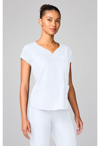 Med Couture Insight Scrubs Dolman Sleeve V Neck Top MC00008 - Scrubs Select