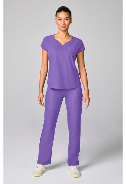 Med Couture Insight Scrubs Dolman Sleeve V Neck Top MC00008 - Scrubs Select