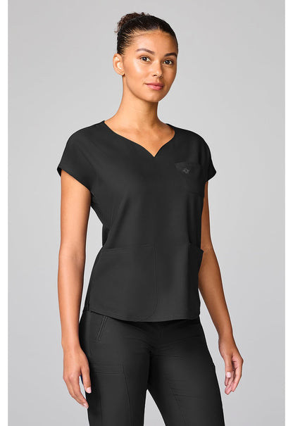 Med Couture Insight Scrubs Dolman Sleeve V Neck Top MC00008 - Scrubs Select