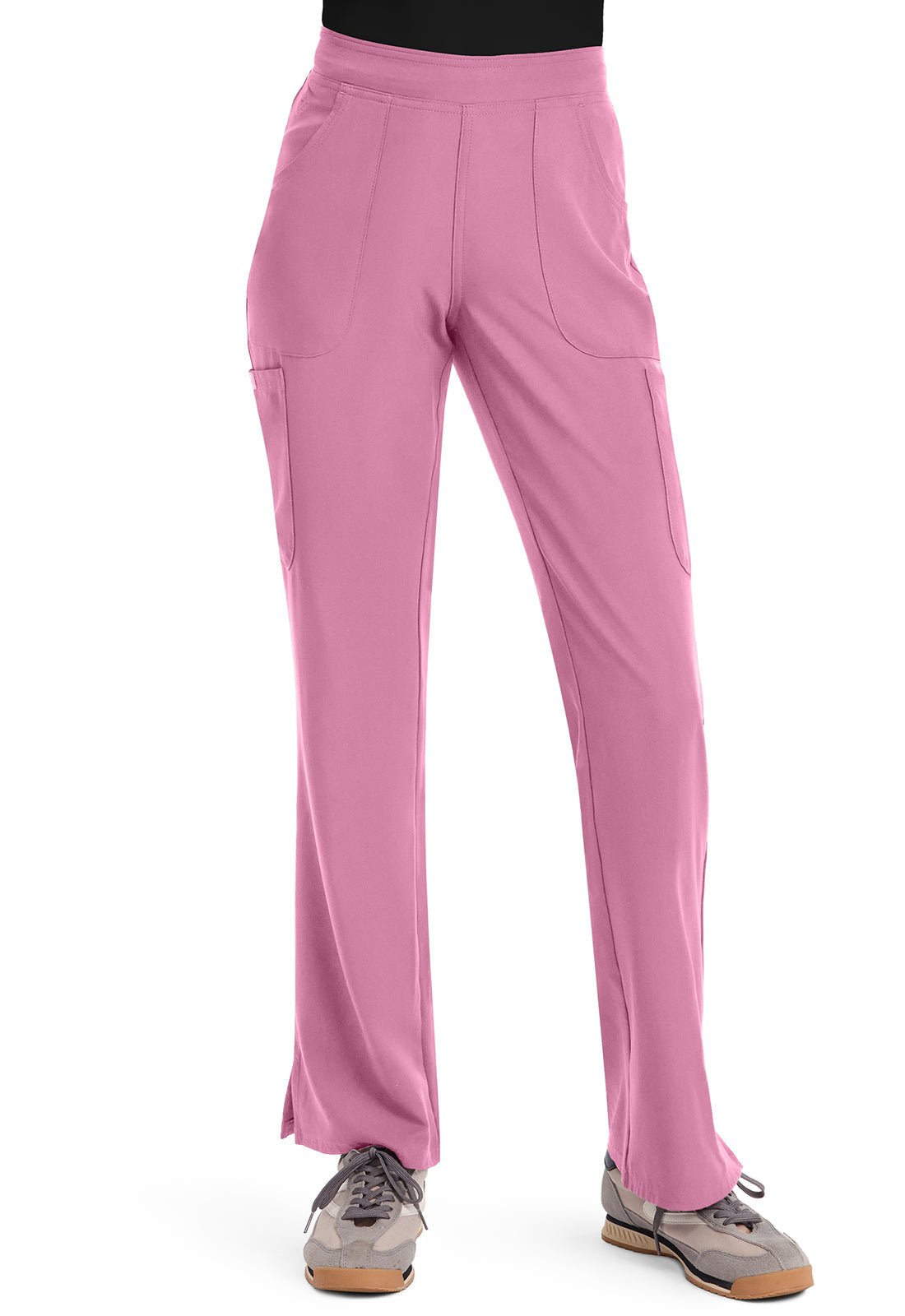 Med Couture Insight Scrubs Flare Leg Pant MC010 in Olive, Taffy Pink, Wine - Scrubs Select