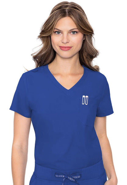 Med Couture Insight Scrubs Tuck - in Top MC2432 - Scrubs Select