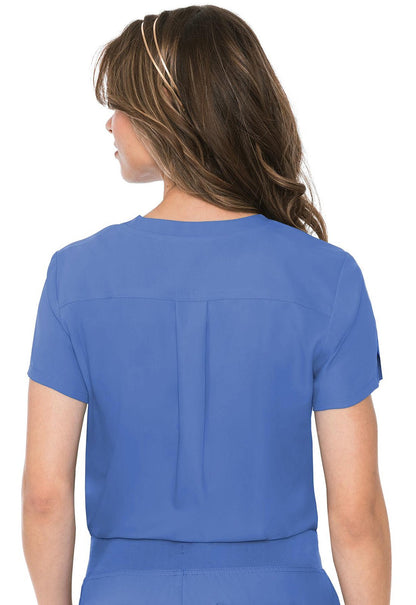 Med Couture Insight Scrubs Tuck - in Top MC2432 - Scrubs Select