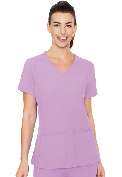 Med Couture Insight Scrubs V Neck Top MC2468 - Scrubs Select