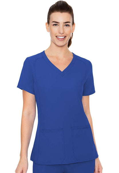 Med Couture Insight Scrubs V Neck Top MC2468 - Scrubs Select