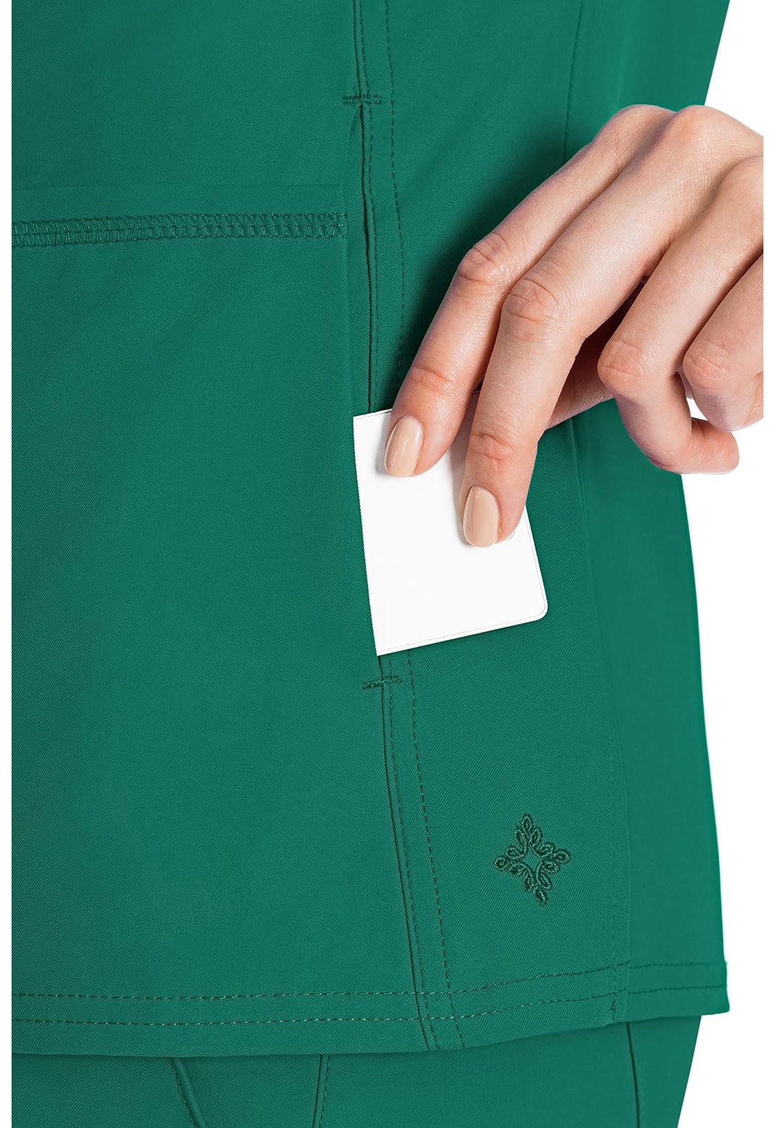Med Couture Insight Scrubs V Neck Top MC2468 - Scrubs Select