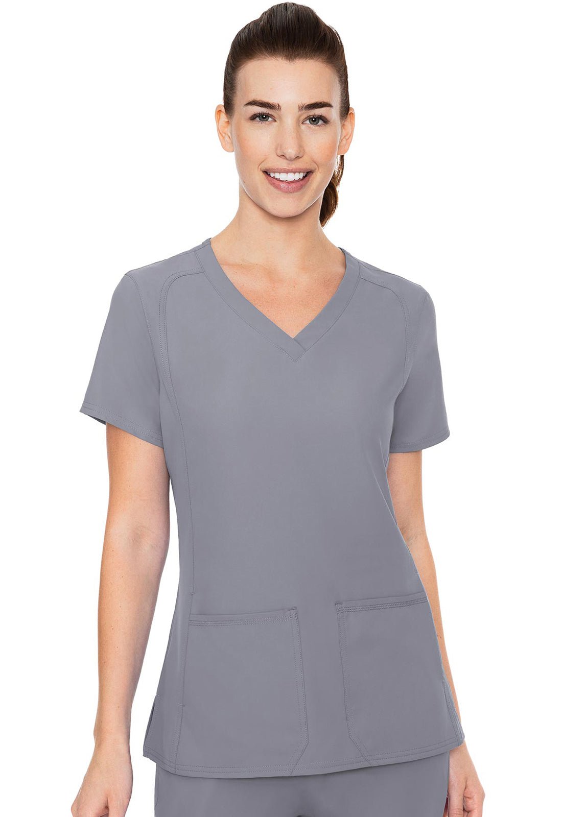 Med Couture Insight Scrubs V Neck Top MC2468 Limited - Scrubs Select