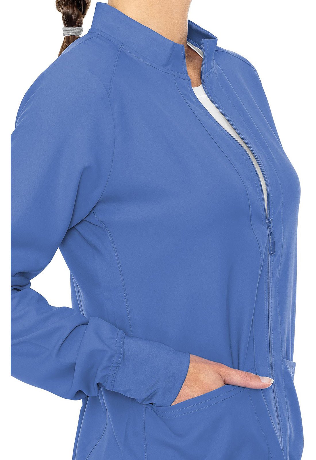 Med Couture Insight Scrubs Warm Up Jacket MC2660 - Scrubs Select