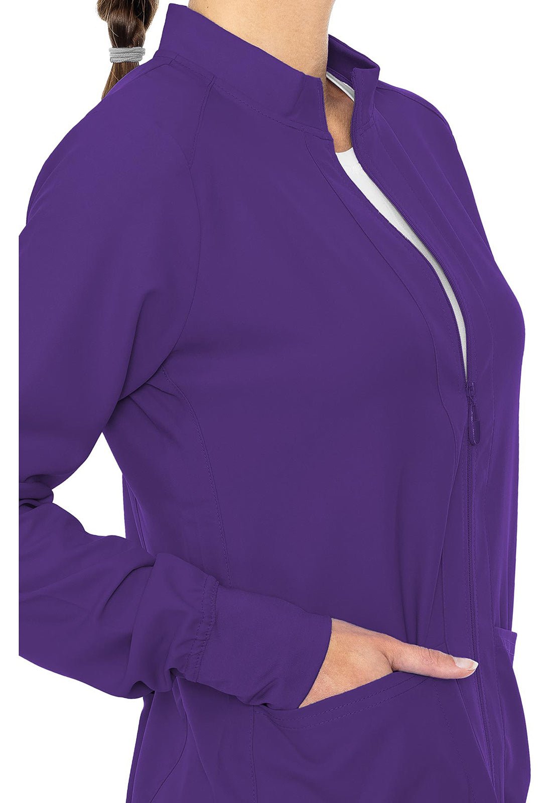 Med Couture Insight Scrubs Warm Up Jacket MC2660 Limited - Scrubs Select