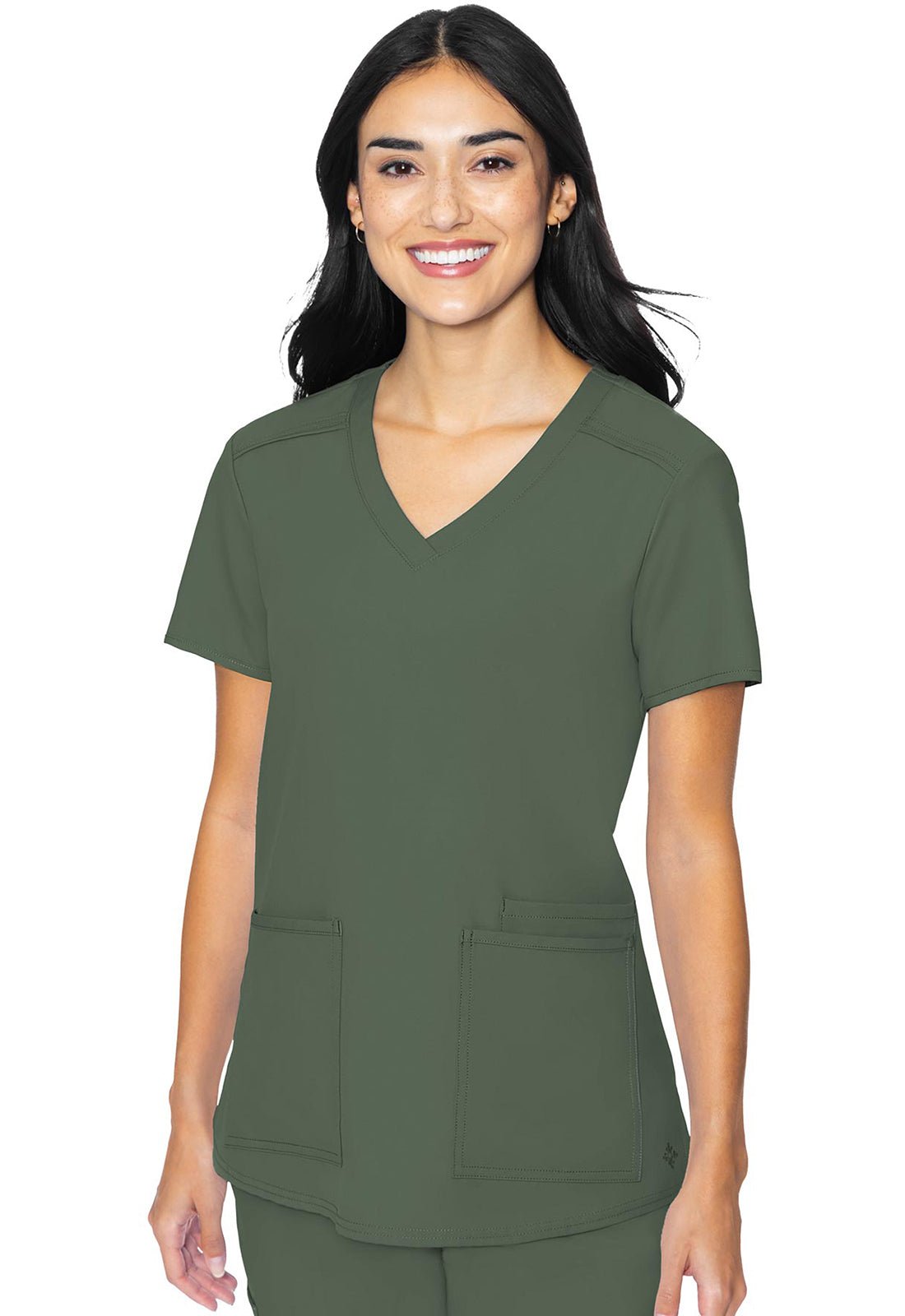 Med Couture Insight V Neck Scrub Top MC2411 - Scrubs Select