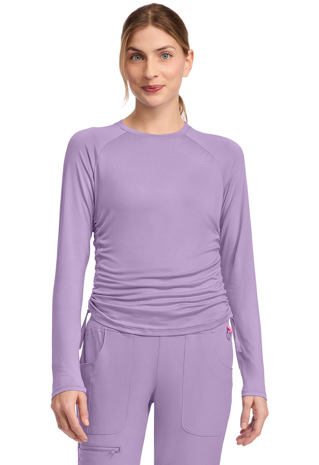 Med Couture Layers Scrubs Long Sleeve Underscrub Top MC700 - Scrubs Select