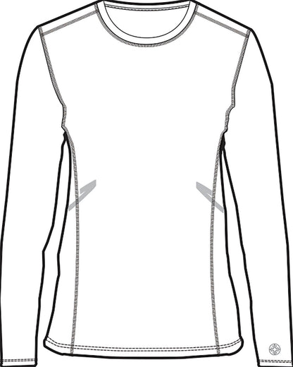 Med Couture Layers Scrubs Long Sleeve Underscrubs Knit Tee MC8499 - Scrubs Select