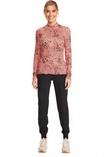 Med Couture Layers Scrubs Merrow Edge Mock Neck Underscrub MC709 - Scrubs Select