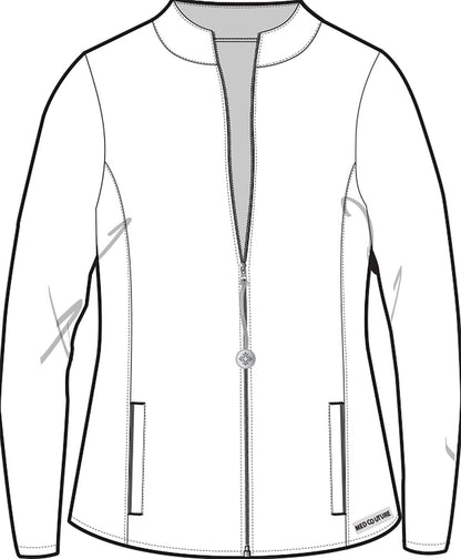 Med Couture Layers Scrubs Performance Fleece Jacket MC8684 - Scrubs Select