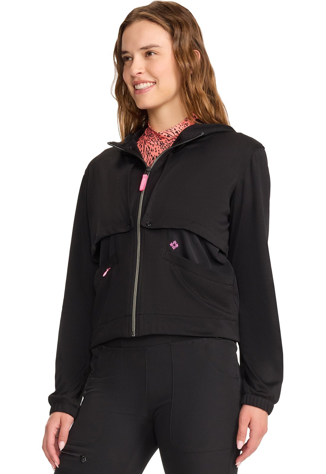 Med Couture LifeStyle Scrubs Convertible Windbreaker Jacket MC302 - Scrubs Select