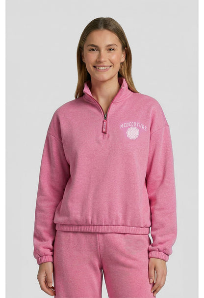 Med Couture LifeStyle Scrubs Half Zip Pullover MC00026 - Scrubs Select