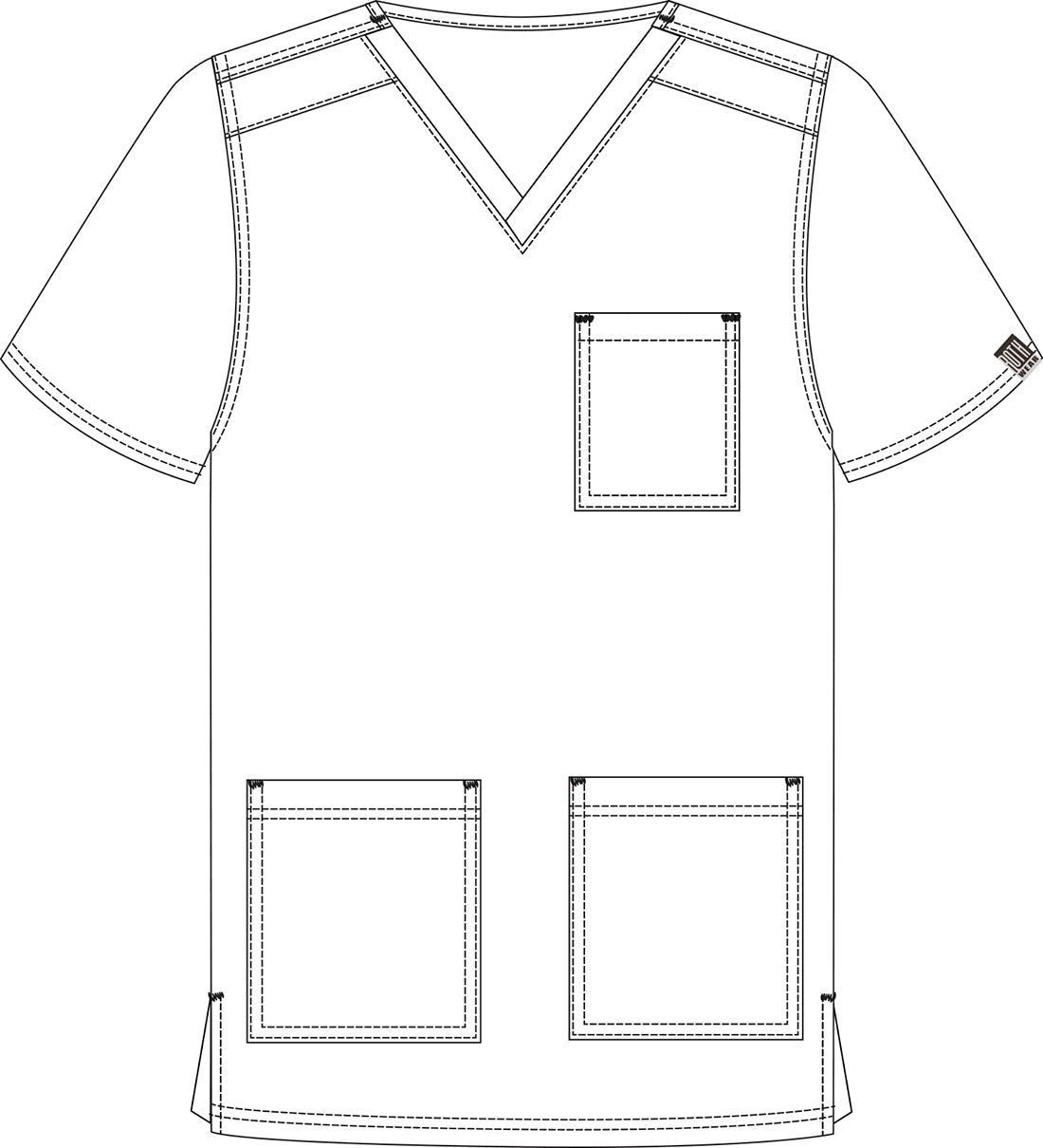 Med Couture Rothwear Insight Scrubs Men's Top MC2486 - Scrubs Select