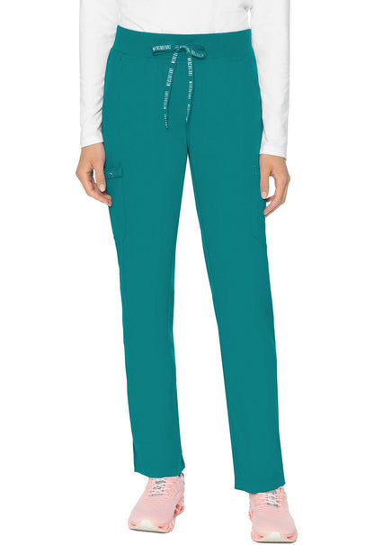 Med Couture Touch Jersey Waist Yoga Scrub Pant MC7725 in Ceil, Olive, Teal, Wine - Scrubs Select