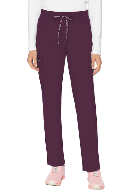 Med Couture Touch Jersey Waist Yoga Scrub Pant MC7725 in Ceil, Olive, Teal, Wine - Scrubs Select