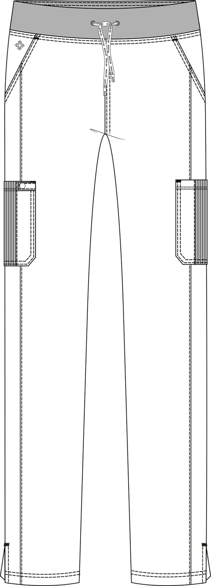 Med Couture Touch Scrubs Jersey Waist Yoga Pant MC7725 - Scrubs Select