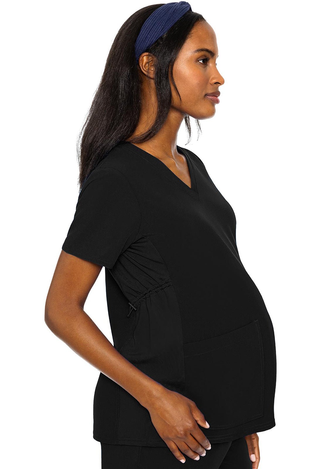 Med Couture Touch Scrubs Maternity V Neck Top MC628 - Scrubs Select