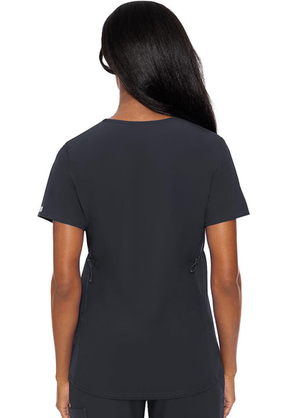 Med Couture Touch Scrubs Maternity V Neck Top MC628 - Scrubs Select