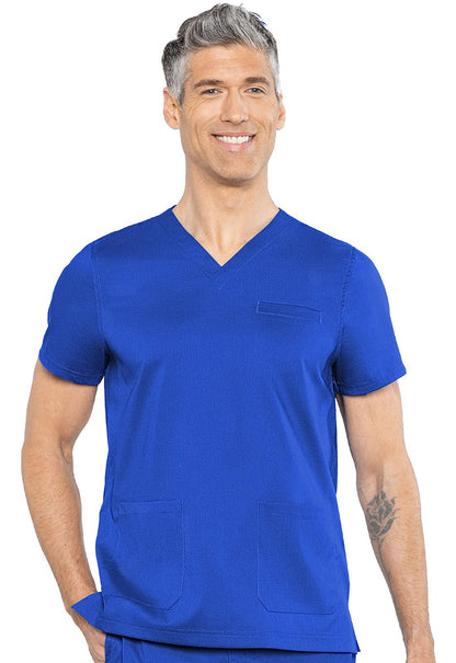 Med Couture Touch Scrubs Men's V Neck Top MC7477 - Scrubs Select