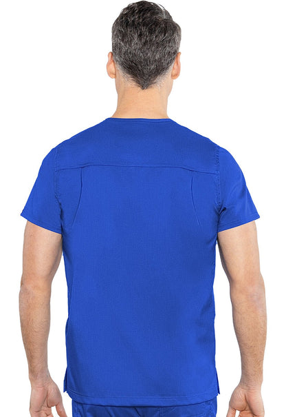 Med Couture Touch Scrubs Men's V Neck Top MC7477 - Scrubs Select