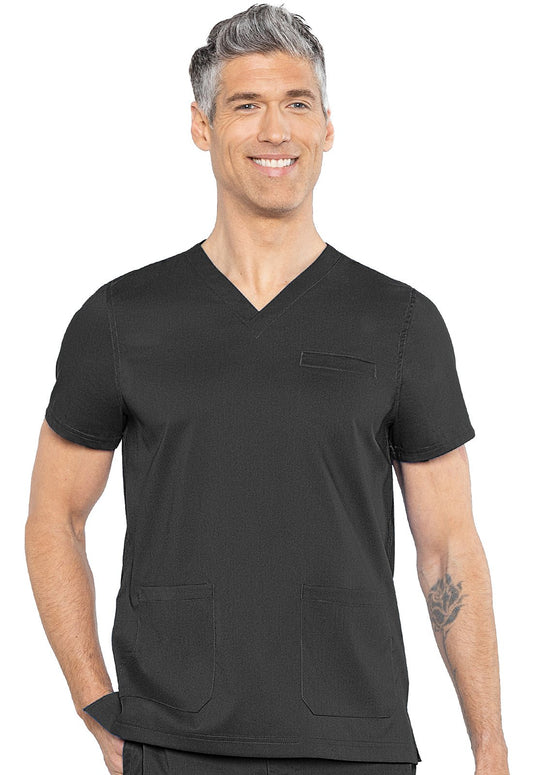 Med Couture Touch Scrubs Men's V Neck Top MC7477 - Scrubs Select