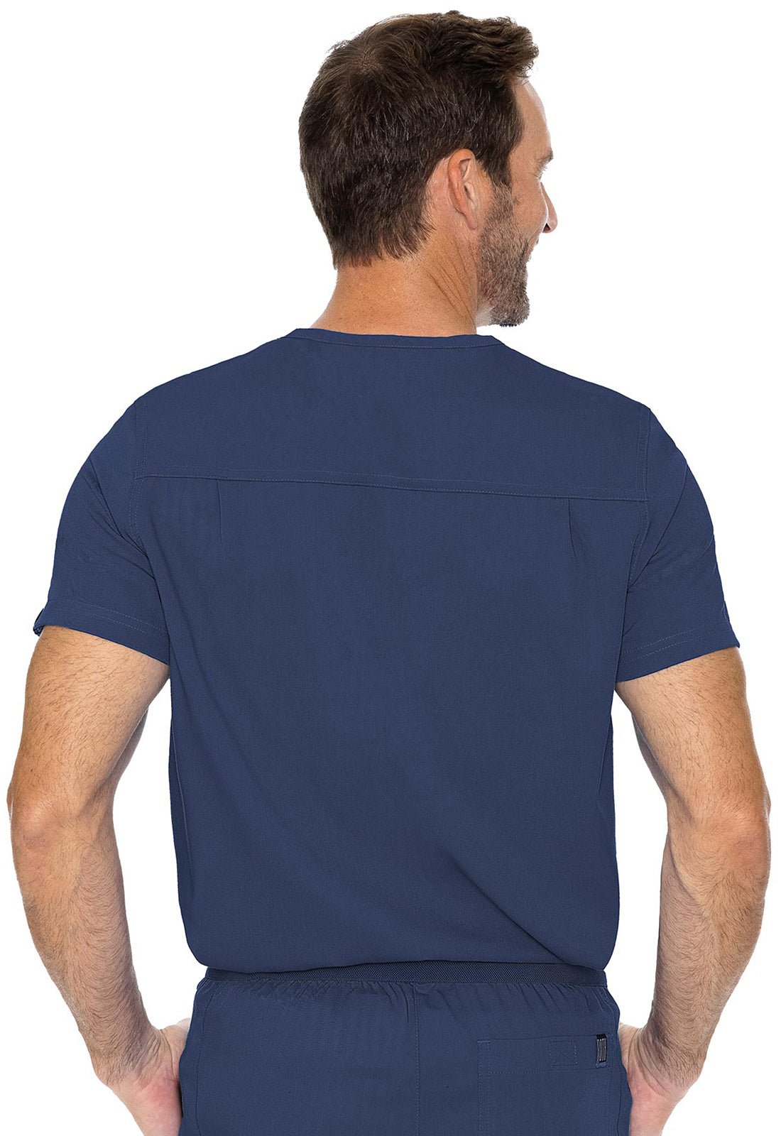 Med Couture Touch Scrubs Men's V Neck Top MC7478 - Scrubs Select