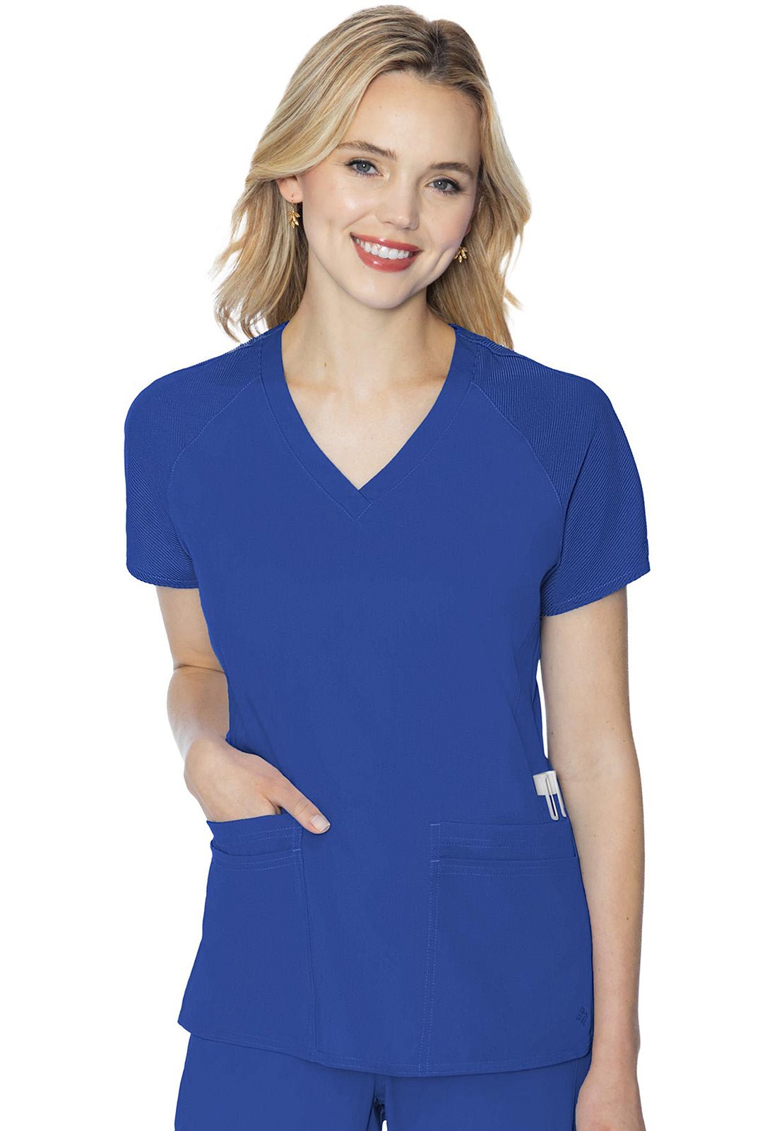 Med Couture Touch Scrubs V Neck Top MC7425 - Scrubs Select
