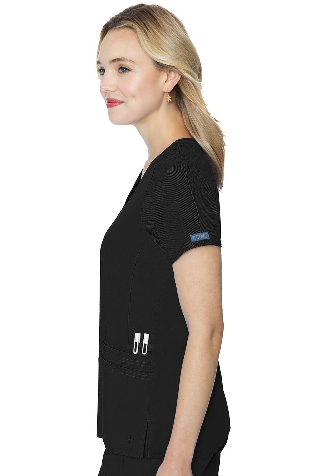 Med Couture Touch Scrubs V Neck Top MC7425 - Scrubs Select