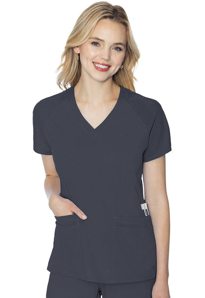 Med Couture Touch Scrubs V Neck Top MC7425 - Scrubs Select