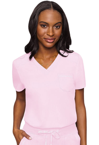 Med Couture Touch Scrubs V Neck Top MC7448 - Scrubs Select