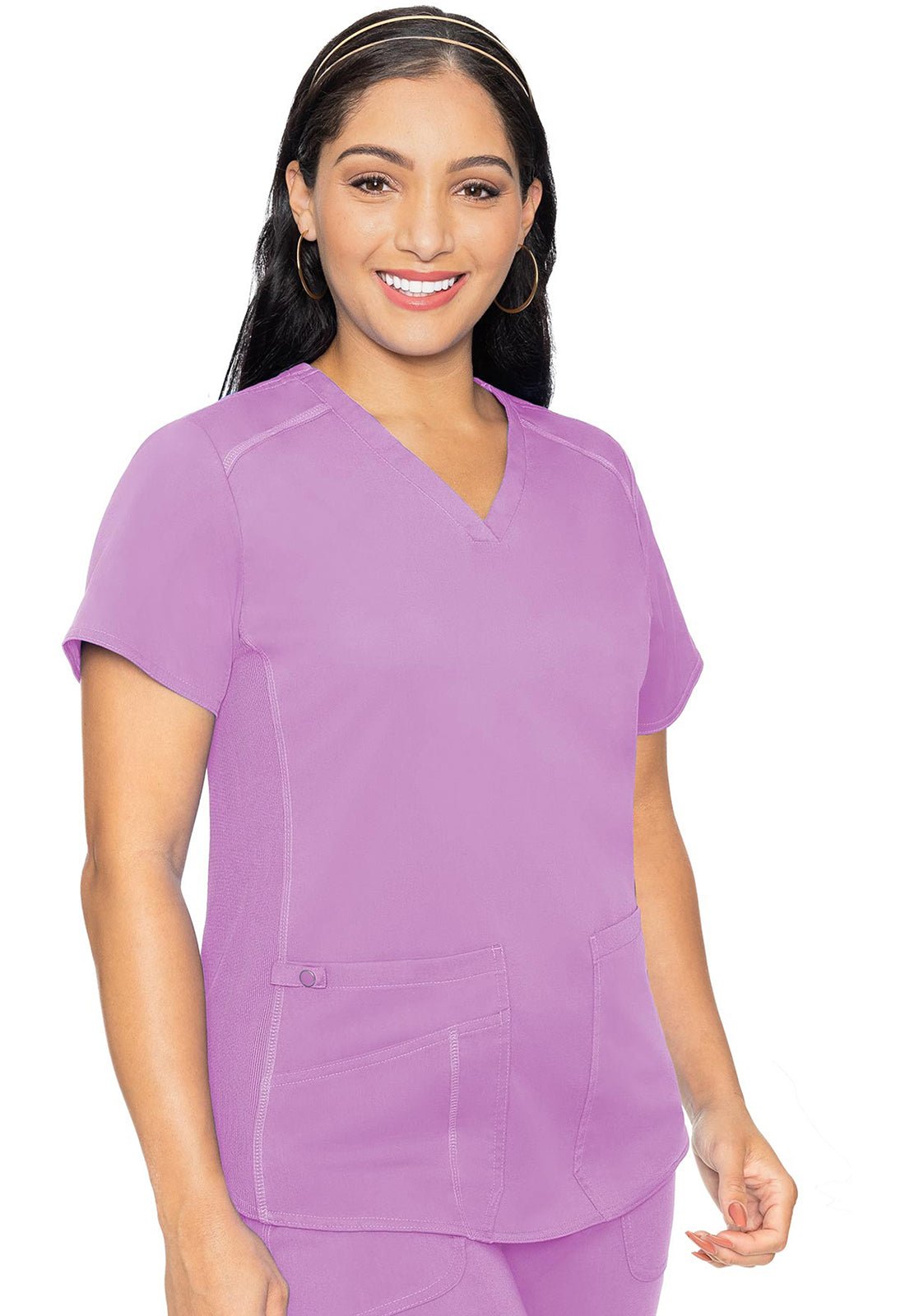 Med Couture Touch Scrubs V Neck Top MC7459 - Scrubs Select