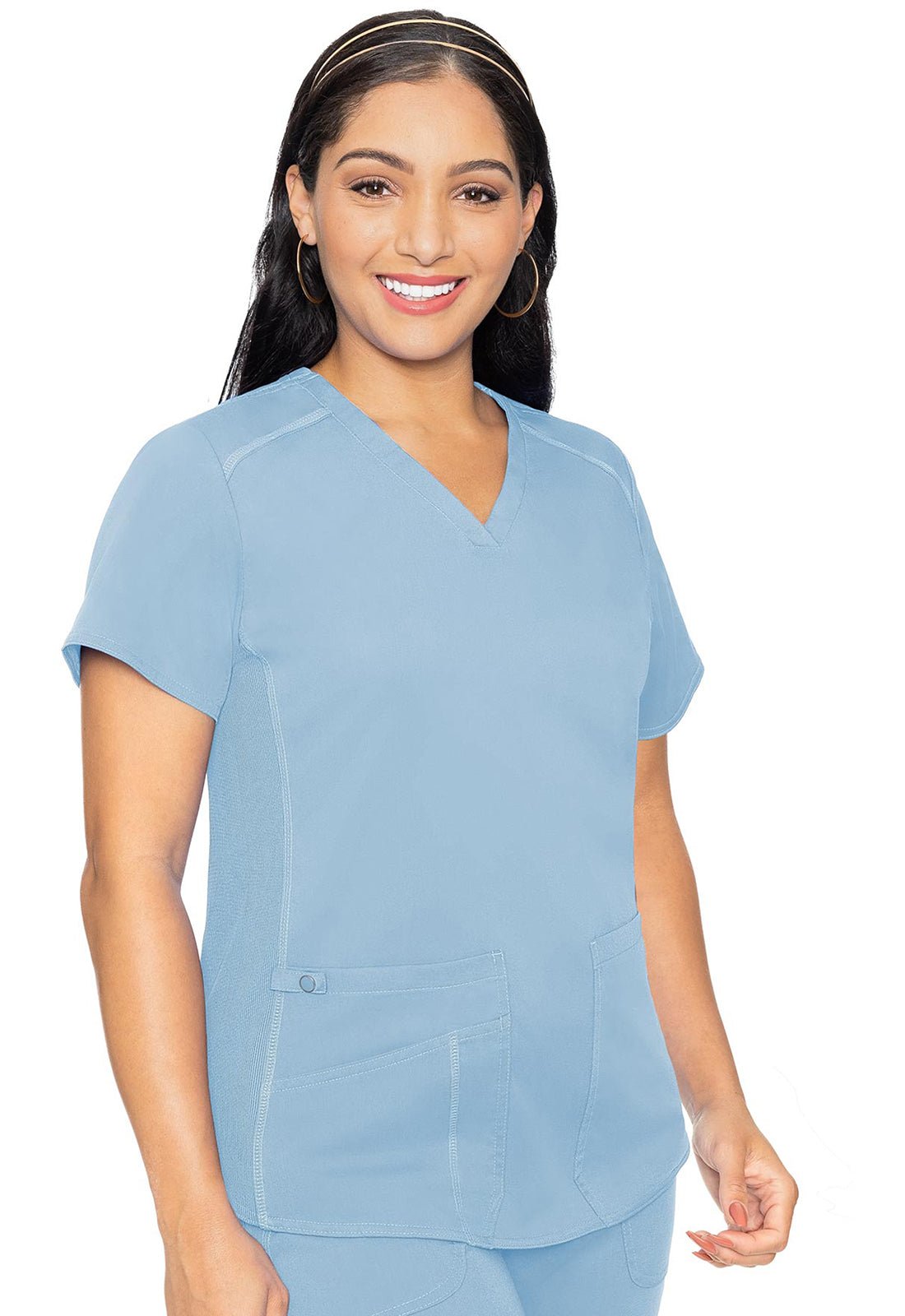 Med Couture Touch Scrubs V Neck Top MC7459 - Scrubs Select