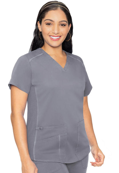 Med Couture Touch V Neck Scrub Top MC7459 Limited - Scrubs Select