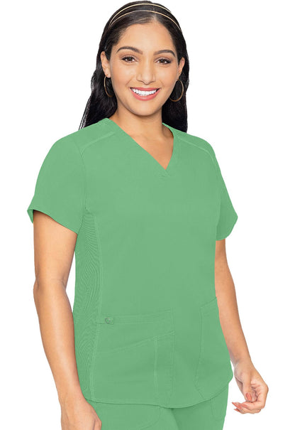 Med Couture Touch V Neck Scrub Top MC7459 Limited - Scrubs Select