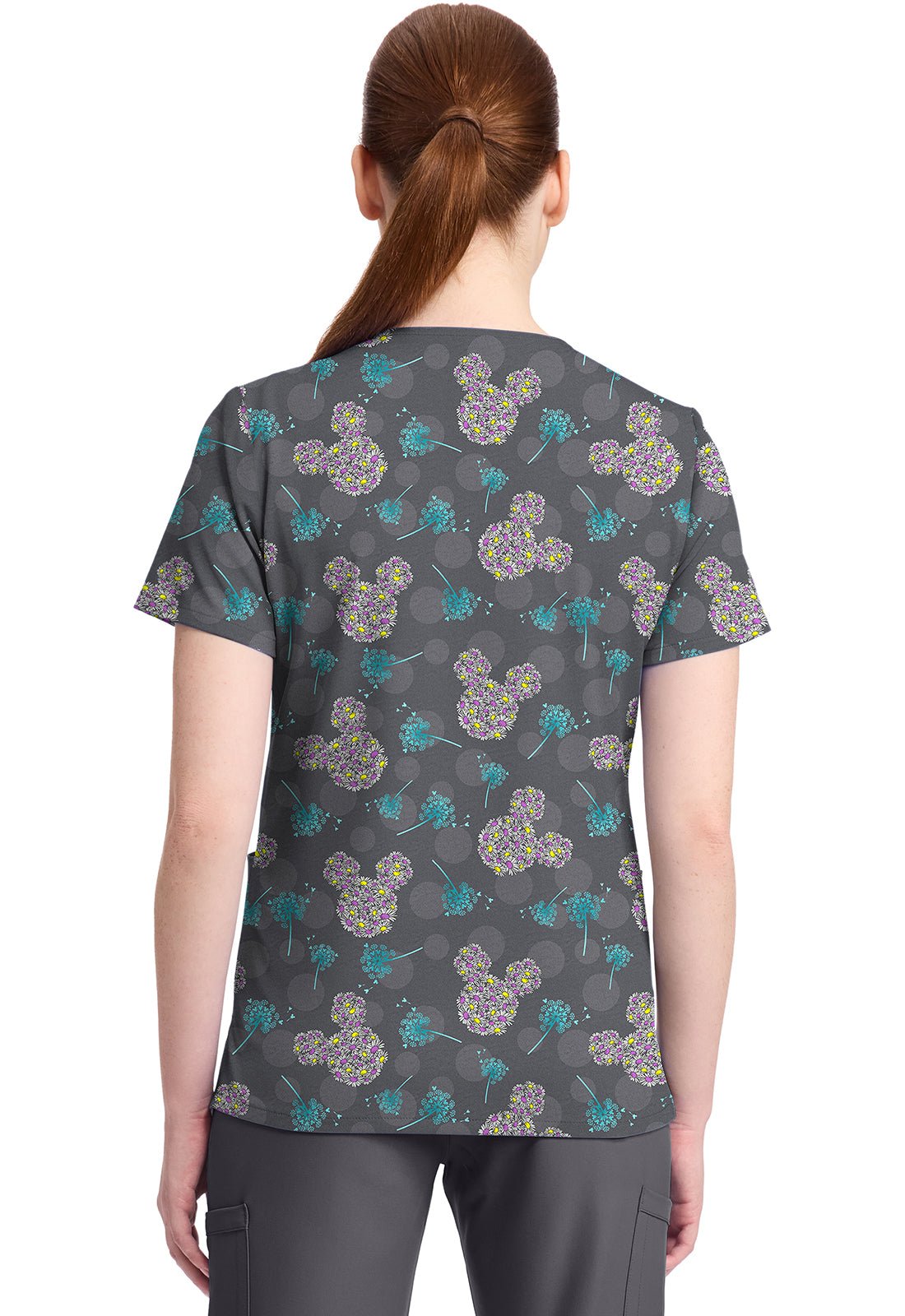 Mickey Mouse Licensed Disney V Neck Scrub Top TF796 MKYX - Scrubs Select