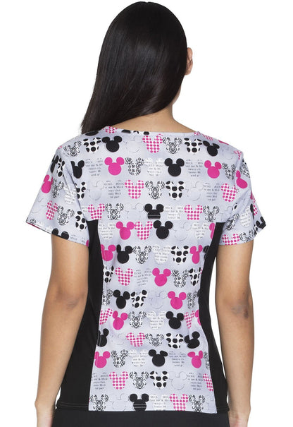 Mickey Mouse Tooniforms Disney V Neck Scrub Top 6875C MKMK - Scrubs Select